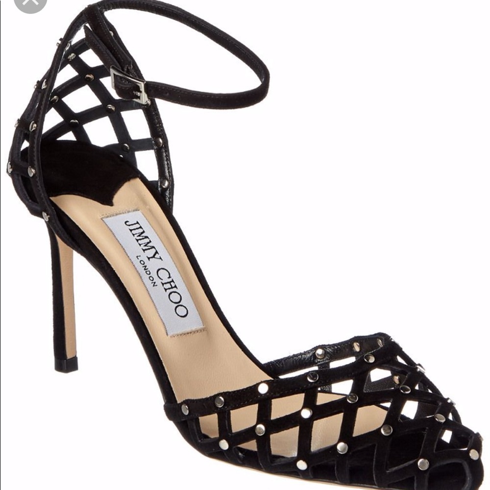 Jimmy Choo Davinia 85 studded heels. Never worn